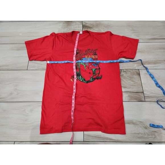 Vintage CATARATAS DE IGUACU Brazil T Shirt 80s Single Stitch size 54 Brasil - Picture 5 of 5